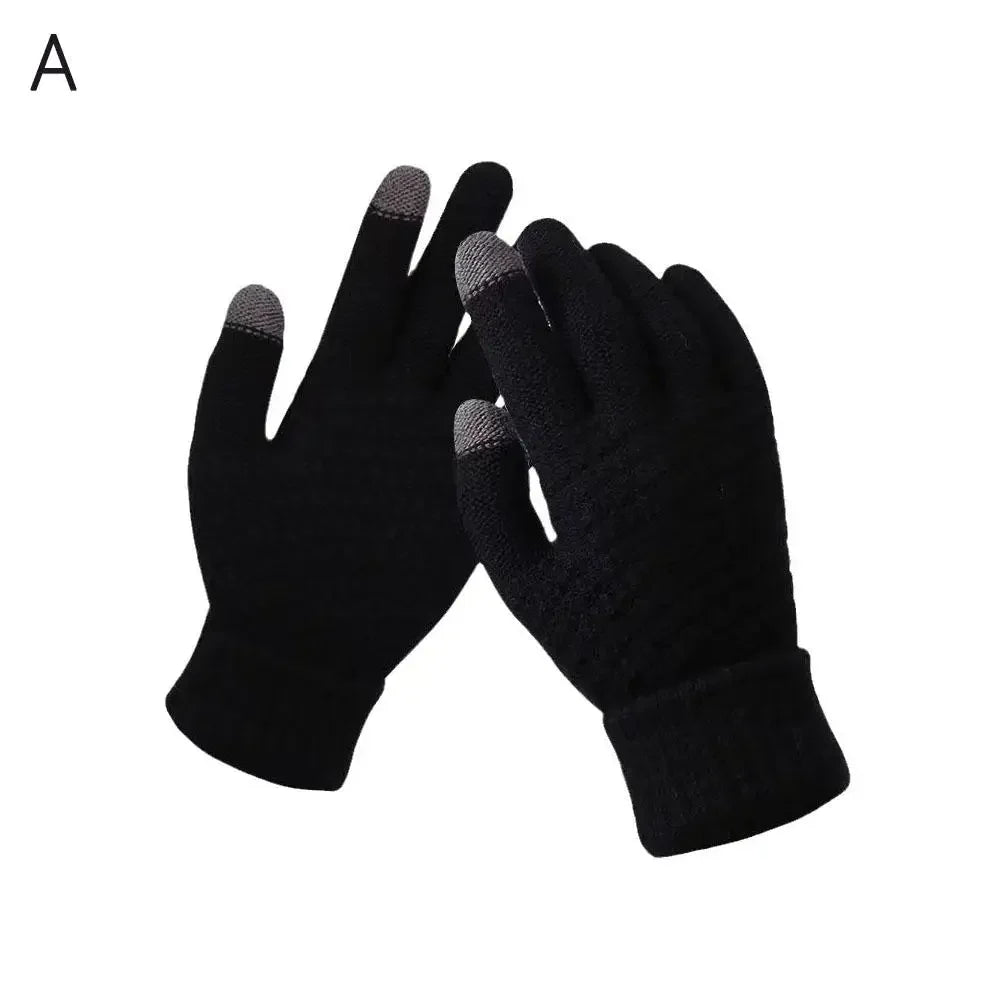 Women's Knitted Thicken Winter Hand Warmer Gloves – 4 Colors
