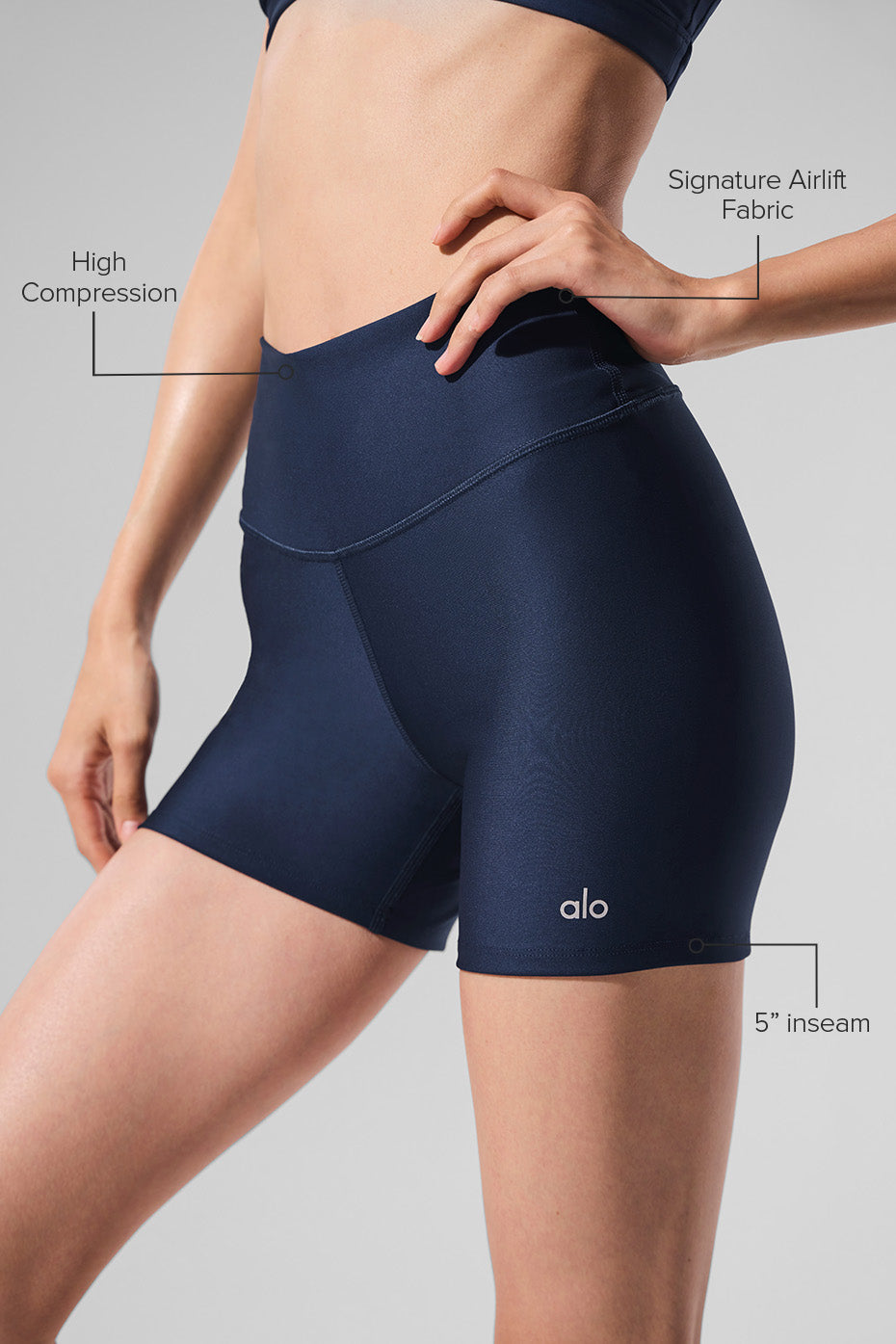 5" Airlift Energy Short - Navy